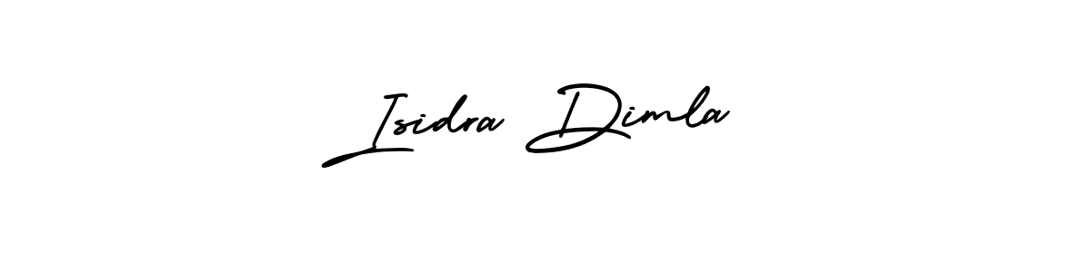 Design your own signature with our free online signature maker. With this signature software, you can create a handwritten (AmerikaSignatureDemo-Regular) signature for name Isidra Dimla. Isidra Dimla signature style 3 images and pictures png