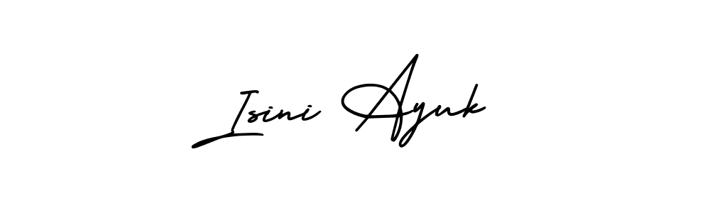 Create a beautiful signature design for name Isini Ayuk. With this signature (AmerikaSignatureDemo-Regular) fonts, you can make a handwritten signature for free. Isini Ayuk signature style 3 images and pictures png