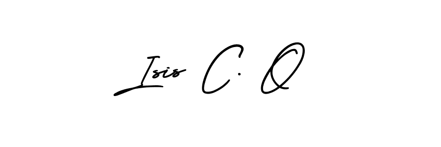 How to make Isis C. O signature? AmerikaSignatureDemo-Regular is a professional autograph style. Create handwritten signature for Isis C. O name. Isis C. O signature style 3 images and pictures png