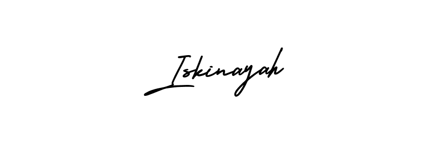 How to Draw Iskinayah signature style? AmerikaSignatureDemo-Regular is a latest design signature styles for name Iskinayah. Iskinayah signature style 3 images and pictures png