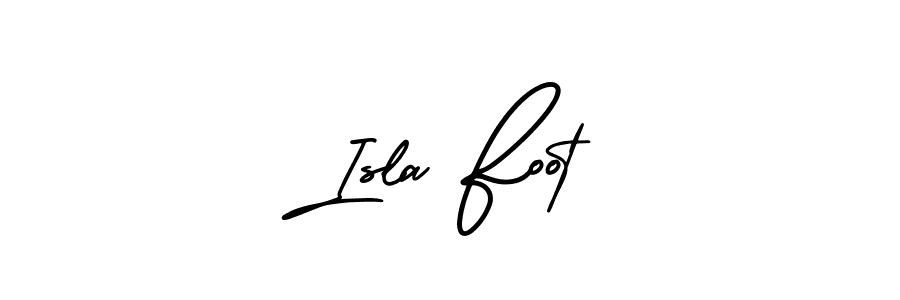 Also You can easily find your signature by using the search form. We will create Isla Foot name handwritten signature images for you free of cost using AmerikaSignatureDemo-Regular sign style. Isla Foot signature style 3 images and pictures png