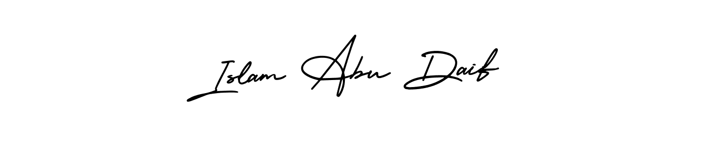 Check out images of Autograph of Islam Abu Daif name. Actor Islam Abu Daif Signature Style. AmerikaSignatureDemo-Regular is a professional sign style online. Islam Abu Daif signature style 3 images and pictures png