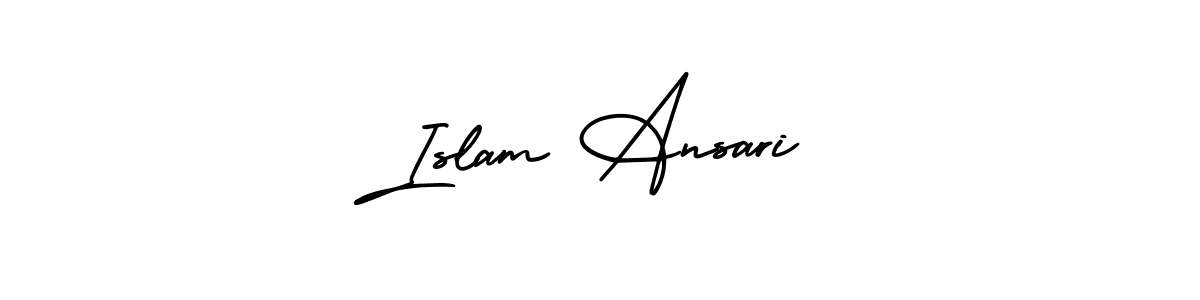 You can use this online signature creator to create a handwritten signature for the name Islam Ansari. This is the best online autograph maker. Islam Ansari signature style 3 images and pictures png