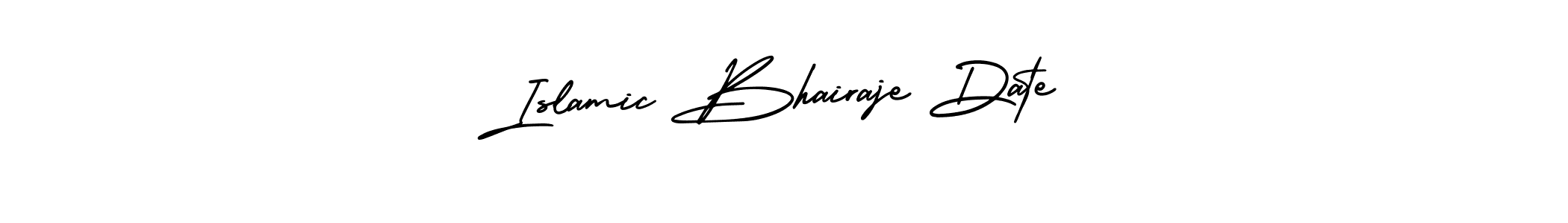 Make a beautiful signature design for name Islamic Bhairaje Date. Use this online signature maker to create a handwritten signature for free. Islamic Bhairaje Date signature style 3 images and pictures png