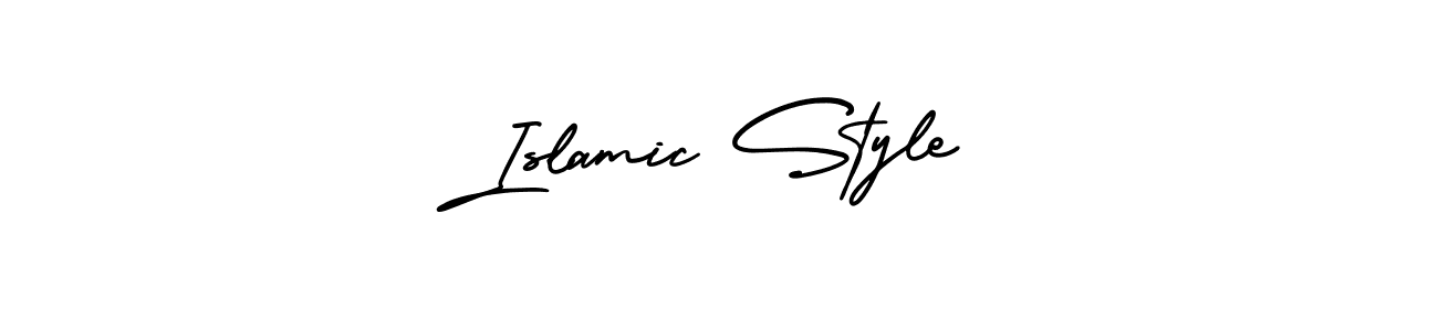 Islamic Style stylish signature style. Best Handwritten Sign (AmerikaSignatureDemo-Regular) for my name. Handwritten Signature Collection Ideas for my name Islamic Style. Islamic Style signature style 3 images and pictures png