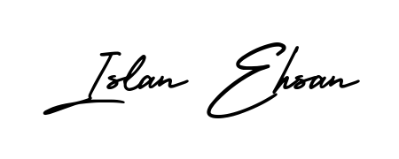 An effortless, minimalist signature concept for Islan Ehsan using AmerikaSignatureDemo-Regular design. Clean lines that look great on any document. Islan Ehsan signature style 3 images and pictures png
