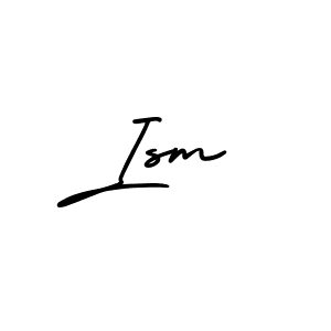 Design your own signature with our free online signature maker. With this signature software, you can create a handwritten (AmerikaSignatureDemo-Regular) signature for name Ism. Ism signature style 3 images and pictures png