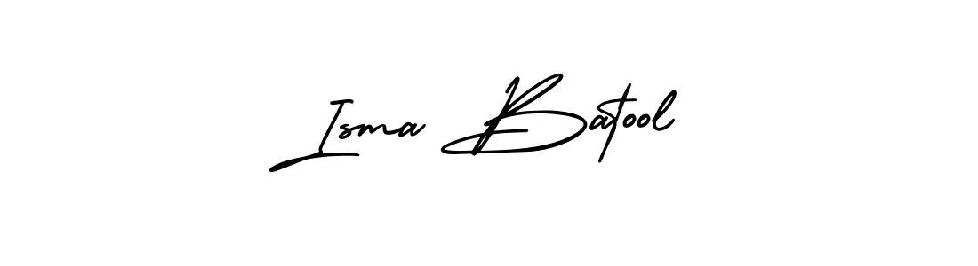 Make a beautiful signature design for name Isma Batool. Use this online signature maker to create a handwritten signature for free. Isma Batool signature style 3 images and pictures png