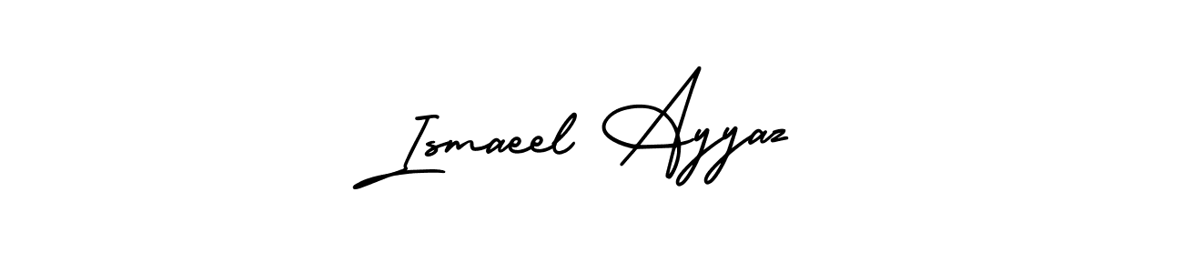 Create a beautiful signature design for name Ismaeel Ayyaz. With this signature (AmerikaSignatureDemo-Regular) fonts, you can make a handwritten signature for free. Ismaeel Ayyaz signature style 3 images and pictures png