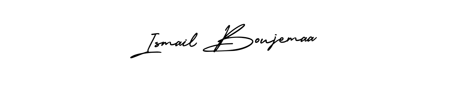 How to make Ismail Boujemaa signature? AmerikaSignatureDemo-Regular is a professional autograph style. Create handwritten signature for Ismail Boujemaa name. Ismail Boujemaa signature style 3 images and pictures png