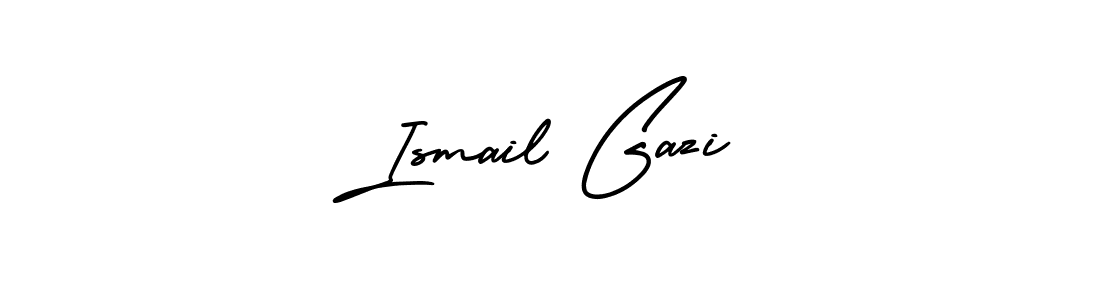 This is the best signature style for the Ismail Gazi name. Also you like these signature font (AmerikaSignatureDemo-Regular). Mix name signature. Ismail Gazi signature style 3 images and pictures png