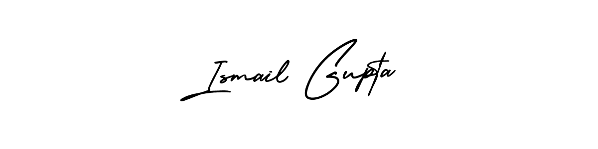 Also You can easily find your signature by using the search form. We will create Ismail Gupta name handwritten signature images for you free of cost using AmerikaSignatureDemo-Regular sign style. Ismail Gupta signature style 3 images and pictures png