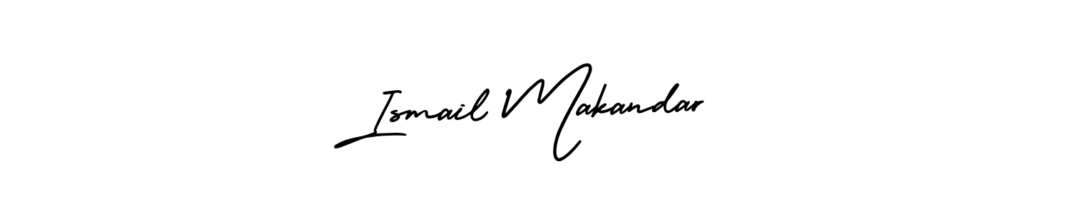 Use a signature maker to create a handwritten signature online. With this signature software, you can design (AmerikaSignatureDemo-Regular) your own signature for name Ismail Makandar. Ismail Makandar signature style 3 images and pictures png