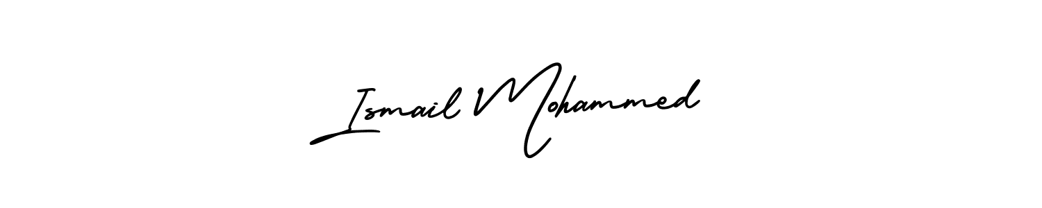This is the best signature style for the Ismail Mohammed name. Also you like these signature font (AmerikaSignatureDemo-Regular). Mix name signature. Ismail Mohammed signature style 3 images and pictures png