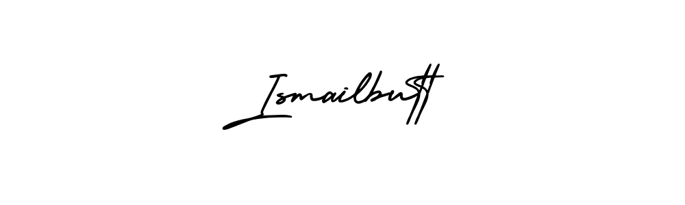 How to make Ismailbutt signature? AmerikaSignatureDemo-Regular is a professional autograph style. Create handwritten signature for Ismailbutt name. Ismailbutt signature style 3 images and pictures png