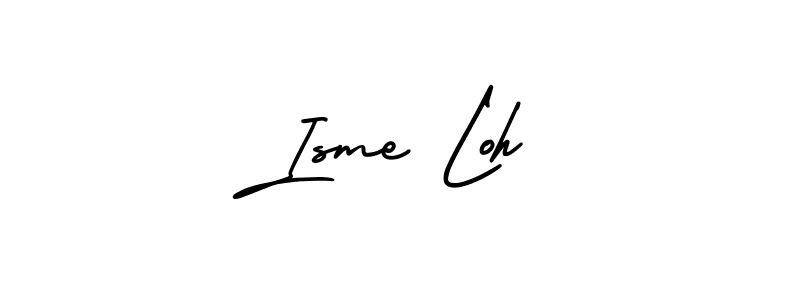 Make a short Isme Loh signature style. Manage your documents anywhere anytime using AmerikaSignatureDemo-Regular. Create and add eSignatures, submit forms, share and send files easily. Isme Loh signature style 3 images and pictures png