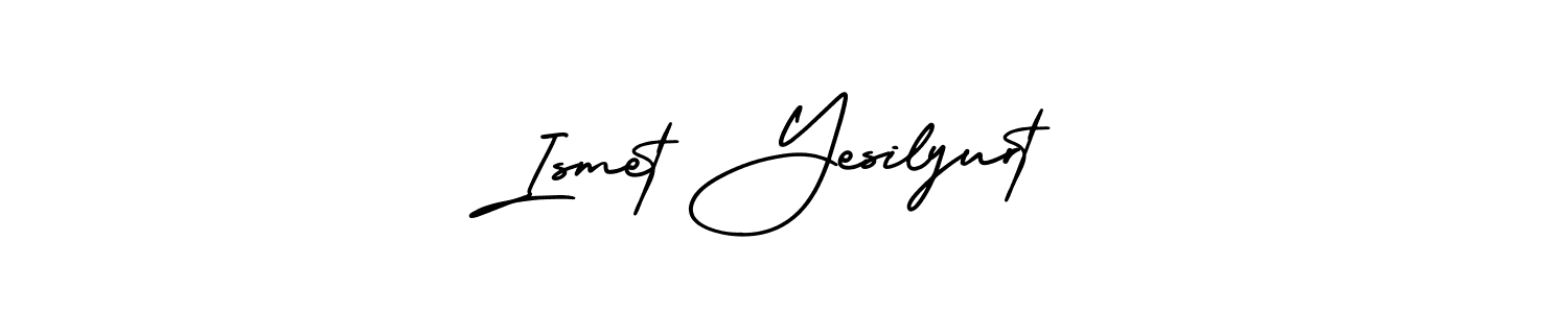 Make a beautiful signature design for name Ismet Yesilyurt. Use this online signature maker to create a handwritten signature for free. Ismet Yesilyurt signature style 3 images and pictures png