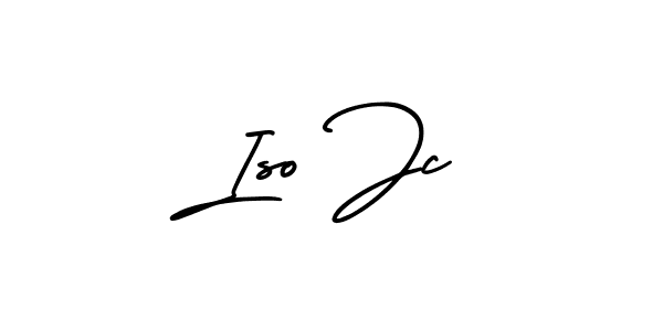 How to make Iso Jc signature? AmerikaSignatureDemo-Regular is a professional autograph style. Create handwritten signature for Iso Jc name. Iso Jc signature style 3 images and pictures png
