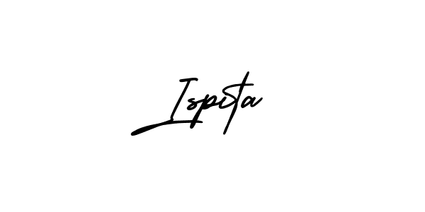 Make a beautiful signature design for name Ispita. With this signature (AmerikaSignatureDemo-Regular) style, you can create a handwritten signature for free. Ispita signature style 3 images and pictures png