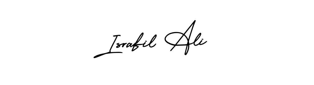 Similarly AmerikaSignatureDemo-Regular is the best handwritten signature design. Signature creator online .You can use it as an online autograph creator for name Israfil Ali. Israfil Ali signature style 3 images and pictures png
