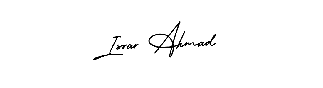 Israr Ahmad stylish signature style. Best Handwritten Sign (AmerikaSignatureDemo-Regular) for my name. Handwritten Signature Collection Ideas for my name Israr Ahmad. Israr Ahmad signature style 3 images and pictures png