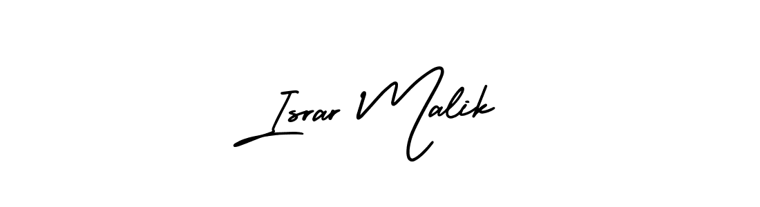 How to make Israr Malik signature? AmerikaSignatureDemo-Regular is a professional autograph style. Create handwritten signature for Israr Malik name. Israr Malik signature style 3 images and pictures png