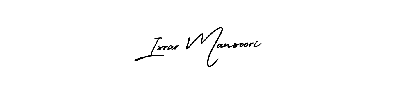 It looks lik you need a new signature style for name Israr Mansoori. Design unique handwritten (AmerikaSignatureDemo-Regular) signature with our free signature maker in just a few clicks. Israr Mansoori signature style 3 images and pictures png