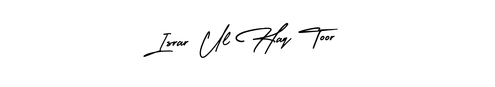 It looks lik you need a new signature style for name Israr Ul Haq Toor. Design unique handwritten (AmerikaSignatureDemo-Regular) signature with our free signature maker in just a few clicks. Israr Ul Haq Toor signature style 3 images and pictures png