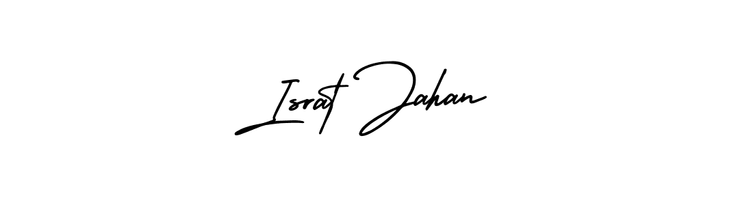 AmerikaSignatureDemo-Regular is a professional signature style that is perfect for those who want to add a touch of class to their signature. It is also a great choice for those who want to make their signature more unique. Get Israt Jahan name to fancy signature for free. Israt Jahan signature style 3 images and pictures png