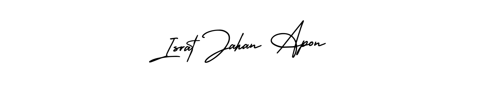 Check out images of Autograph of Israt Jahan Apon name. Actor Israt Jahan Apon Signature Style. AmerikaSignatureDemo-Regular is a professional sign style online. Israt Jahan Apon signature style 3 images and pictures png