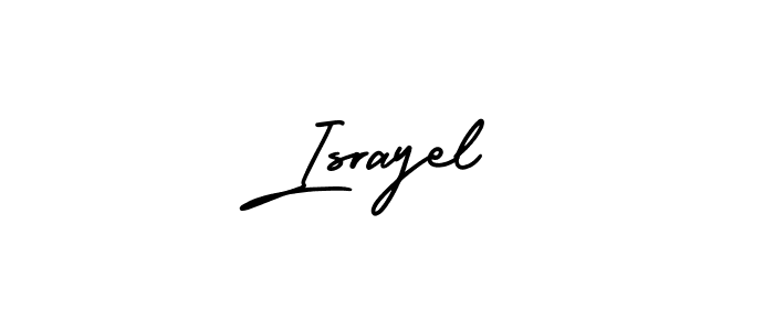 How to make Israyel signature? AmerikaSignatureDemo-Regular is a professional autograph style. Create handwritten signature for Israyel name. Israyel signature style 3 images and pictures png