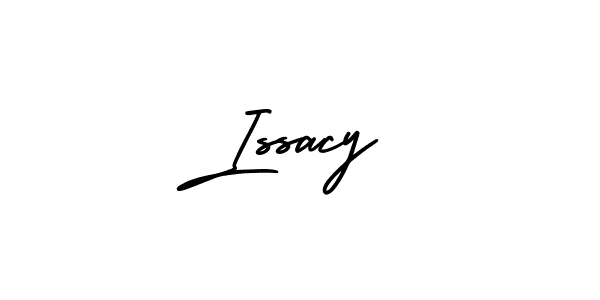 Use a signature maker to create a handwritten signature online. With this signature software, you can design (AmerikaSignatureDemo-Regular) your own signature for name Issacy. Issacy signature style 3 images and pictures png