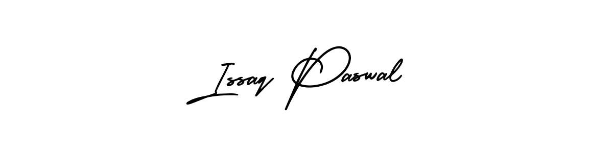 AmerikaSignatureDemo-Regular is a professional signature style that is perfect for those who want to add a touch of class to their signature. It is also a great choice for those who want to make their signature more unique. Get Issaq Paswal name to fancy signature for free. Issaq Paswal signature style 3 images and pictures png