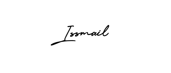 Make a beautiful signature design for name Issmail. With this signature (AmerikaSignatureDemo-Regular) style, you can create a handwritten signature for free. Issmail signature style 3 images and pictures png