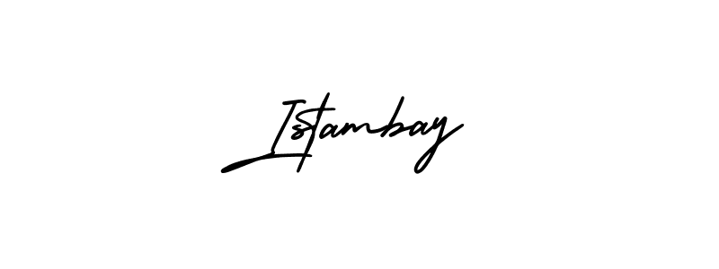 How to make Istambay signature? AmerikaSignatureDemo-Regular is a professional autograph style. Create handwritten signature for Istambay name. Istambay signature style 3 images and pictures png