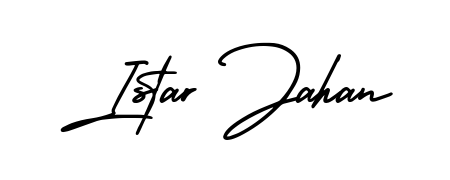 Also we have Istar Jahan name is the best signature style. Create professional handwritten signature collection using AmerikaSignatureDemo-Regular autograph style. Istar Jahan signature style 3 images and pictures png