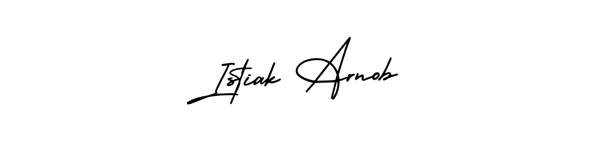 Best and Professional Signature Style for Istiak Arnob. AmerikaSignatureDemo-Regular Best Signature Style Collection. Istiak Arnob signature style 3 images and pictures png