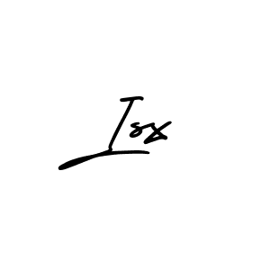 How to make Isx name signature. Use AmerikaSignatureDemo-Regular style for creating short signs online. This is the latest handwritten sign. Isx signature style 3 images and pictures png