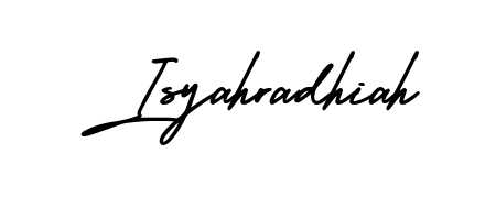 Master the art of signing with Isyahradhiah written in fluent AmerikaSignatureDemo-Regular script. A great template to practice and refine your handwriting. Isyahradhiah signature style 3 images and pictures png