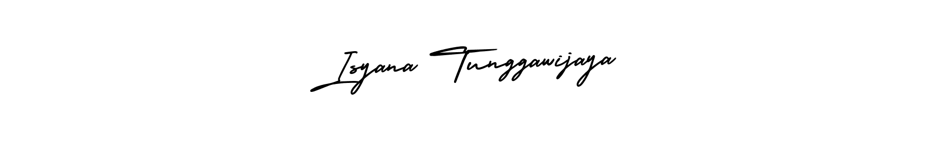 Make a beautiful signature design for name Isyana Tunggawijaya. With this signature (AmerikaSignatureDemo-Regular) style, you can create a handwritten signature for free. Isyana Tunggawijaya signature style 3 images and pictures png