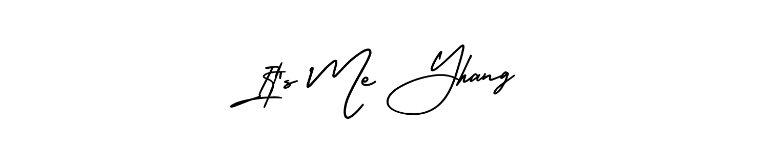 Use a signature maker to create a handwritten signature online. With this signature software, you can design (AmerikaSignatureDemo-Regular) your own signature for name It’s Me Yhang. It’s Me Yhang signature style 3 images and pictures png