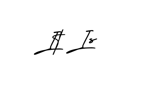 How to make It Is signature? AmerikaSignatureDemo-Regular is a professional autograph style. Create handwritten signature for It Is name. It Is signature style 3 images and pictures png