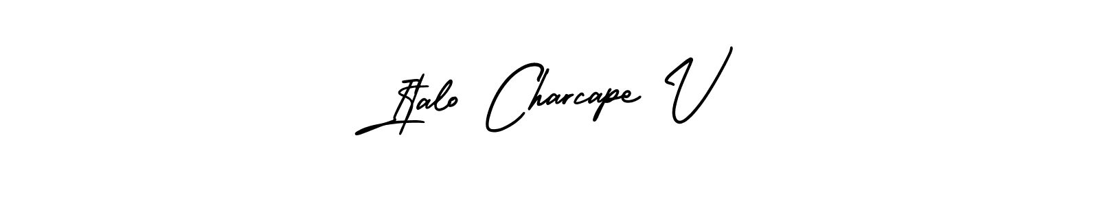 It looks lik you need a new signature style for name Italo Charcape V. Design unique handwritten (AmerikaSignatureDemo-Regular) signature with our free signature maker in just a few clicks. Italo Charcape V signature style 3 images and pictures png