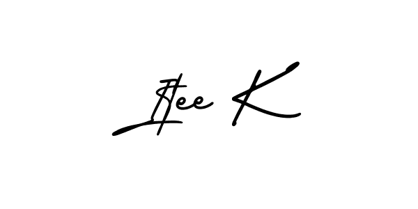 Make a short Itee K signature style. Manage your documents anywhere anytime using AmerikaSignatureDemo-Regular. Create and add eSignatures, submit forms, share and send files easily. Itee K signature style 3 images and pictures png