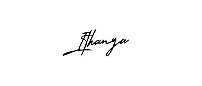 How to Draw Ithanya signature style? AmerikaSignatureDemo-Regular is a latest design signature styles for name Ithanya. Ithanya signature style 3 images and pictures png