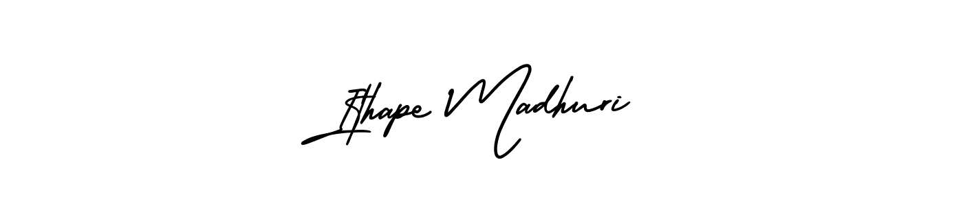 Make a short Ithape Madhuri signature style. Manage your documents anywhere anytime using AmerikaSignatureDemo-Regular. Create and add eSignatures, submit forms, share and send files easily. Ithape Madhuri signature style 3 images and pictures png