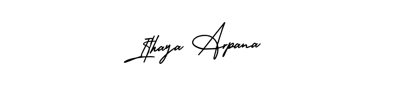 Ithaya Arpana stylish signature style. Best Handwritten Sign (AmerikaSignatureDemo-Regular) for my name. Handwritten Signature Collection Ideas for my name Ithaya Arpana. Ithaya Arpana signature style 3 images and pictures png
