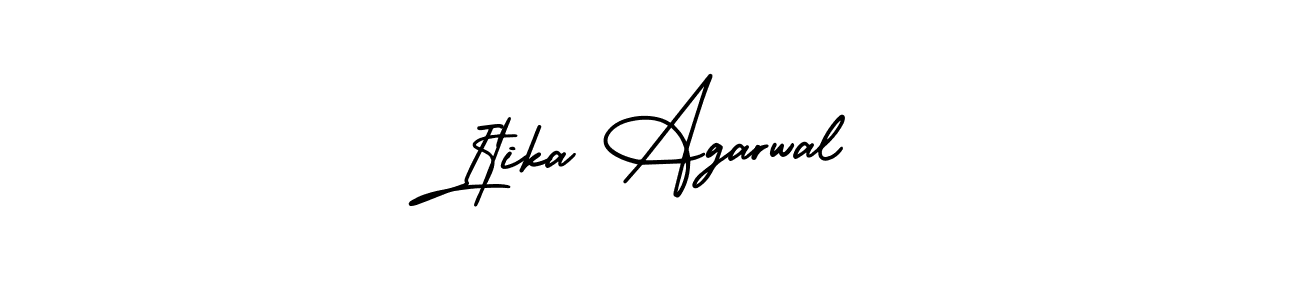 How to Draw Itika Agarwal signature style? AmerikaSignatureDemo-Regular is a latest design signature styles for name Itika Agarwal. Itika Agarwal signature style 3 images and pictures png