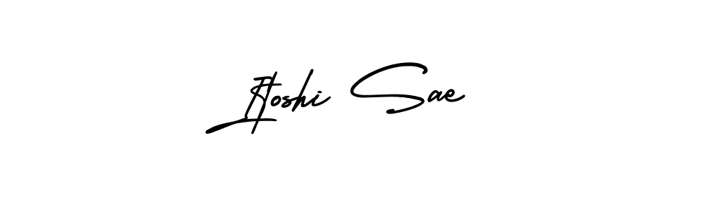 This is the best signature style for the Itoshi Sae name. Also you like these signature font (AmerikaSignatureDemo-Regular). Mix name signature. Itoshi Sae signature style 3 images and pictures png