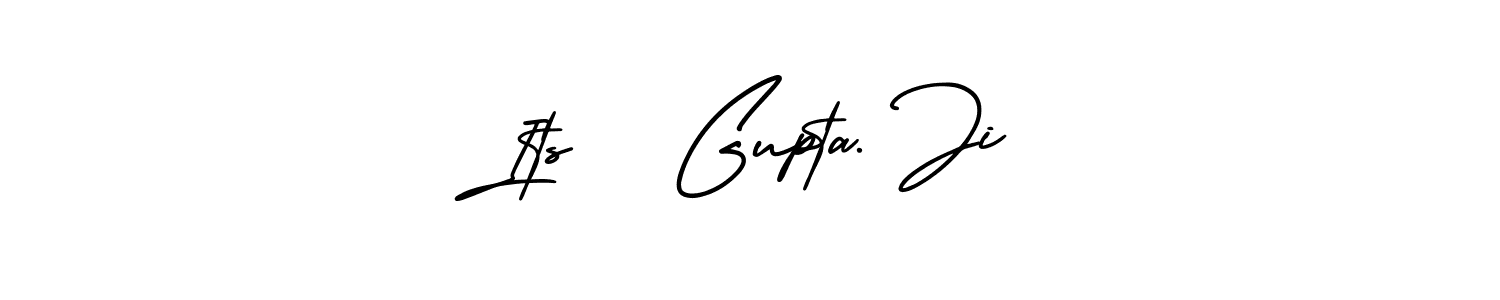 Make a beautiful signature design for name Its   Gupta. Ji. With this signature (AmerikaSignatureDemo-Regular) style, you can create a handwritten signature for free. Its   Gupta. Ji signature style 3 images and pictures png